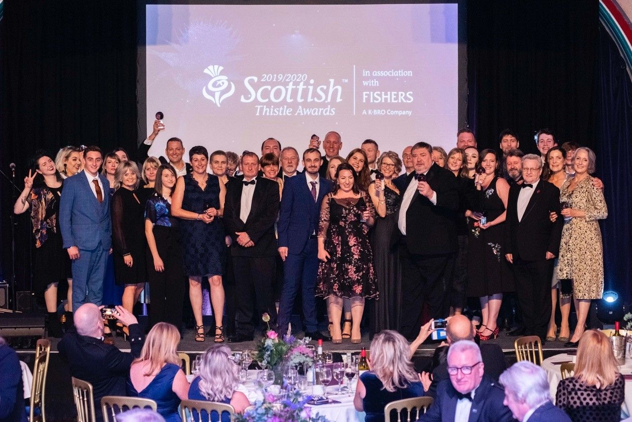 Scottish Thistle Awards Dinner Winners Ross Bay Retreat