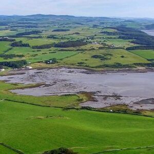 Ross Bay Peninsula from the air