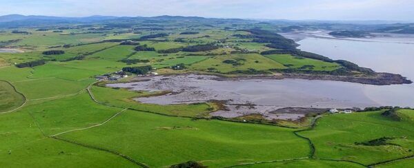 Ross Bay Peninsula from the air