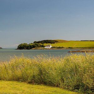 Views from Ross Bay Retreat to Bay Cottage